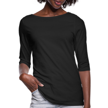 Load image into Gallery viewer, Women&#39;s 3/4 Sleeve Shirt - black