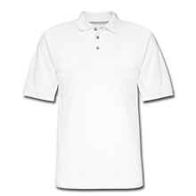 Load image into Gallery viewer, Men&#39;s Pique Polo Shirt - white