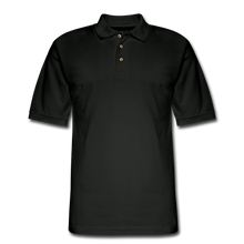 Load image into Gallery viewer, Men&#39;s Pique Polo Shirt - black