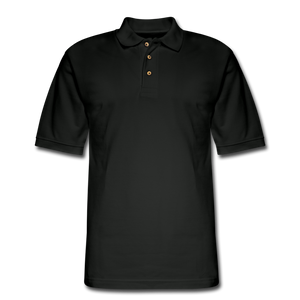 Men's Pique Polo Shirt - black