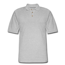 Load image into Gallery viewer, Men&#39;s Pique Polo Shirt - heather gray