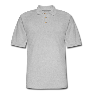 Men's Pique Polo Shirt - heather gray