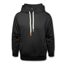 Load image into Gallery viewer, Unisex Shawl Collar Hoodie - black