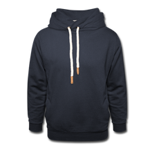 Load image into Gallery viewer, Unisex Shawl Collar Hoodie - navy