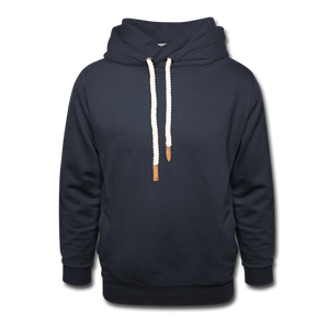 Unisex Shawl Collar Hoodie - navy