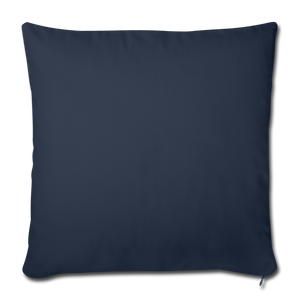 Throw Pillow Cover 18” x 18” - navy