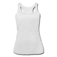 Load image into Gallery viewer, Women’s Tri-Blend Racerback Tank - heather white