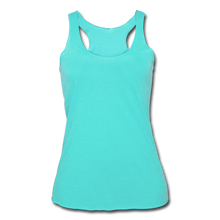 Load image into Gallery viewer, Women’s Tri-Blend Racerback Tank - turquoise