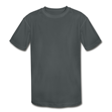 Load image into Gallery viewer, Kids&#39; Moisture Wicking Performance T-Shirt - charcoal