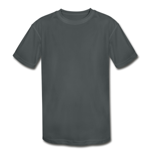 Kids' Moisture Wicking Performance T-Shirt - charcoal