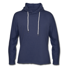 Load image into Gallery viewer, Unisex Lightweight Terry Hoodie - heather navy