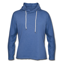 Load image into Gallery viewer, Unisex Lightweight Terry Hoodie - heather Blue