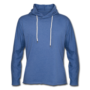 Unisex Lightweight Terry Hoodie - heather Blue