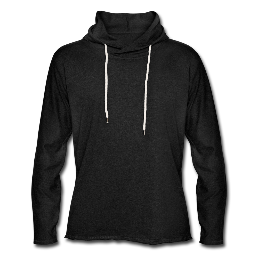 Unisex Lightweight Terry Hoodie - charcoal gray