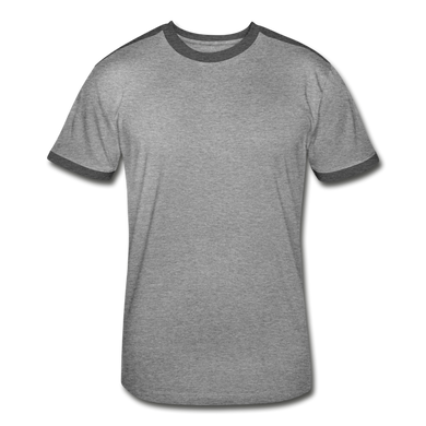 Men's Retro T-Shirt - heather gray/charcoal