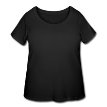 Load image into Gallery viewer, Women’s Curvy T-Shirt - black