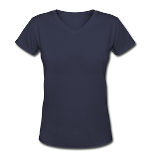 Women's V-Neck T-Shirt - navy