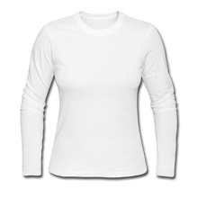 Load image into Gallery viewer, Women&#39;s Long Sleeve Jersey T-Shirt - white