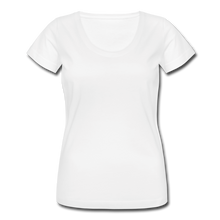 Load image into Gallery viewer, Women&#39;s Scoop Neck T-Shirt - white