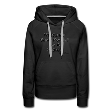 Load image into Gallery viewer, Women’s Premium Hoodie - black