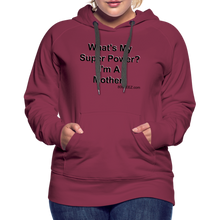 Load image into Gallery viewer, Women’s Premium Hoodie - burgundy