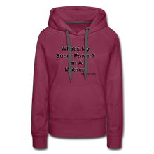 Load image into Gallery viewer, Women’s Premium Hoodie - burgundy